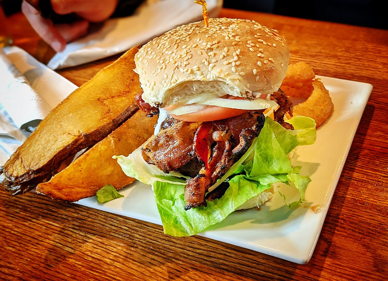 Illustrative food photograph for The Spot Bar & Grill; not a venue photograph