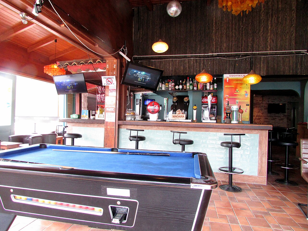Illustrative activity scene for Winchester Bar & Grill; not a venue photograph