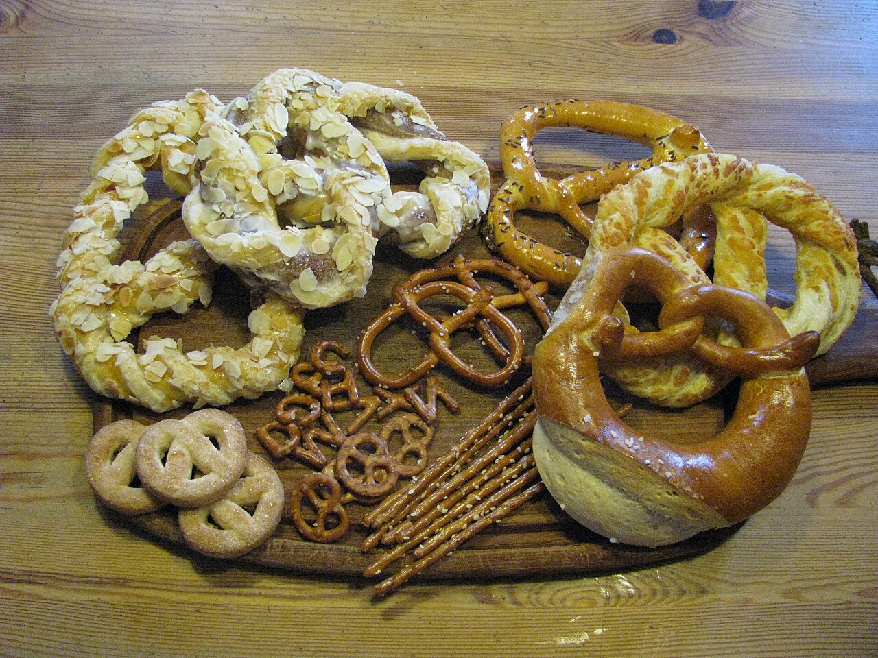 Illustrative pretzels photograph, not taken at Stanley's Northeast Bar Room